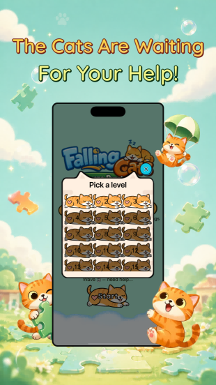 Longy Kitty Screenshot 2 - Tricky Puzzle Mechanic