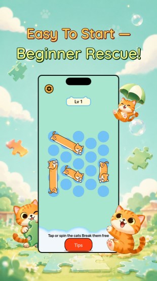 Longy Kitty Screenshot 4 - Solving the final path